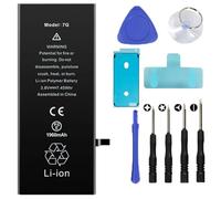 Batt-IPhone 7 Battery Replacement Kit Including Water Proof Sticker, Screwdriver, Suction Cup, Pry Tool - DIY Smartphone Repair, Professional Battery Replacement Accessories (1960 mAh).