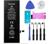 Batt-IPhone SE 2 Battery Replacement Kit Including Water Proof Sticker, Screwdriver, Suction Cup, Pry Tool - DIY Smartphone Repair, Professional Battery Replacement Accessories (1821 mAh).