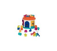 Battat âÃà Shape Sorter House âÃà Color and Shape Sorting Toy with 6 Keys and 12 Shapes for Toddlers 2 years + (14-Pcs)