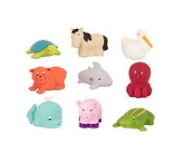 Battat - Assorted Bath Toys - 9 Pieces Animal Squirters - Pool - 10+ Months - Bath Buddies (9 Pieces)