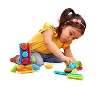 Battat Bristle Blocks Basic Builder Box, Interlocking Building Toys