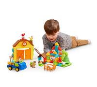 Battat- Bristle Blocks- STEM Interlocking Building Blocks- 67 pc Farm Playset- Developmental Toys for Toddlers & Kid- Barnyard Playset- 2 Years +