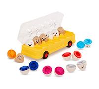 Battat Education - Matching Egg Toys for Toddlers - Color & Letter Recognition Sorting Game - Early Learning Educational Toys for 18+ Months - Fun & Engaging Playtime