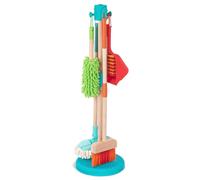 Battat Kids Cleaning Set, Sweep n' Clean Pretend Play Kit, Wooden, Playset