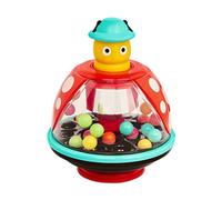 Battat Ladybug Ball Popping Toy, Pushtop Playset with 20 Colorful Balls