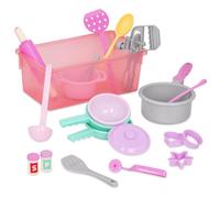 Play Circle Battat Kit di cucina e cottura - Giocattoli da cucina - Strumenti da chef - Gioco di prestigio - 3 anni + (21 pezzi)