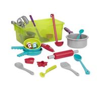 Battat - Pretend Cooking Set - Plastic Kitchen Toys - Play Dishes & Utensils - Toddler Cooking Set - 3+ Years(21 Pieces)