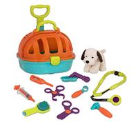 Battat Pup & Go Vet Carrier, Rolling Pet Doctor Kit with Plush Pup, Playset
