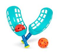 Battat Scoop & Toss Game Set, Catch A Ball Playset, 4-Piece Catch, Summer | Includes 2 scoops and 2 perforated balls for catch-and-throw play at the backyard, beach, or park; fully assembled; 5+ Years