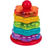 Battat - Stacking Rings - Classic Stackable Baby Toy - 5 Rainbow Rings - Develo