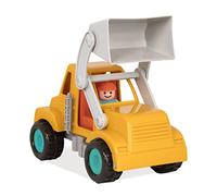 Battat Front End Loader Truck with Working Movable Parts and 1 Driver - Toy Trucks for Toddlers 18m+,Yellow