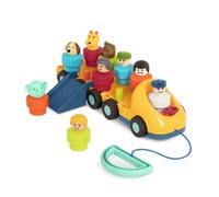 Battat - Toy Bus for Toddlers with Moving Parts & 9 Figures - Developmental Toy for Babies - Spinning Bus - 18+ Months