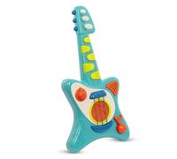 Battat - Lil' Rocker's Toy Guitar - Play Blue Guitar with Songbook - Acoustic, Electric, and Song Modes, Toddlers, Children - 2 Years +