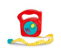 Battat BT4761Z Toy Measuring Tape - Working Reel & Easy-Hold Handle - Tool Discovery Carousel - Inches & Centimeters Units, Yellow