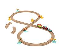 Battat Train Set for Kids, Toddlers, All Aboard 29-Piece Track Set, Trains