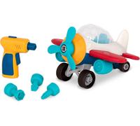 Battat - Wonder Wheels - Take - Apart Airplane - Toy Plane With Drill F