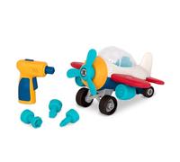 Wonder Wheels by Battat - Take-Apart Airplane -Toy Airplane with Toy Drill for Kids Aged 3 Years & Up (27Pc)