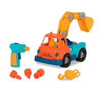Wonder Wheels by Battat - Take-Apart Crane Truck - Toy Crane Truck with Drill for Kids Aged 3 Years & Up (31Pc), Medium