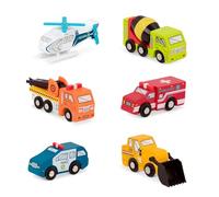 Battat Wooden Vehicles with Helicopter