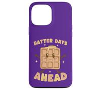 Batter Days Ahead Cute Waffle Breakfast Pun Case for iPhone 13 Pro Max