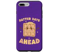 Batter Days Ahead Cute Waffle Breakfast Pun Case for iPhone 7 Plus/8 Plus