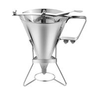 Batter Funnel - 1800ml, Stainless Steel Dispenser, Pouring Tool | Baking Pastry Pancake Cupcake Chocolate Funnel, Kitchen Cooking Accessory Restaurant Commercial Dining