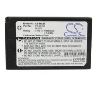 BATTERIE 1000mAh BLS-5 PS-BLS5 BLS-50 For Olympus E-PC2 E-PL5 E-PL6 E-PL7 E-PL8