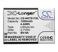 BATTERIE 1200mAh Type BV-6A For Nokia 2720 8110 TA-1048 TA-1059 TA-1295, V Flip