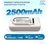 BATTERIE Li-Ion 21.6V 2500mAh Type PF082ULK For Roborock H60 Hub Pro