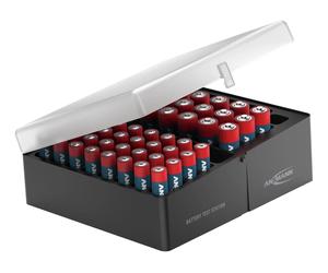 Batteriebox mit 52 Batterien AAA AA