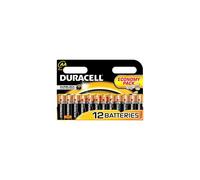 Batteries AA Duracell / Battery Pack of 12 / Simply LR6/MN1500 Economy for Radios, Remotes, Clocks Etc