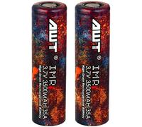 Batteries IMR 2400mah 2900mah 3500mah Flat Top High Drain 3.7v Pack of 2 (3500mah)