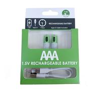 Batteries USB Lithium Rechargeable Battery Constant Output For Electronic Devices USB C Port Long Service Life