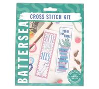 Battersea Bookmark Duo Cross-Stitch Kit, Cat, Perfect Present for Creativity, Hobby Enthusiast, Ideal for Beginners First Starter Sets, Make Own DIY Crafts, Book, Pet Lover