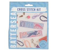 Battersea Bookmark Duo Cross-Stitch Kit, Dog, Perfect Present for Creativity, Hobby Enthusiast, Ideal for Beginners First Starter Sets, Make Own DIY Crafts, Book, Pet Lover