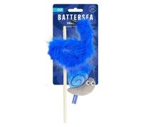 Battersea Cat Catnip Snail Teaser Feather Wand