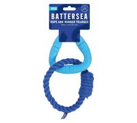 Battersea Dog Rope & Rubber Triangle Tug Toy