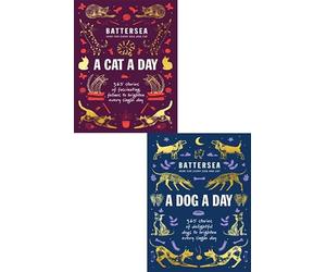 Battersea Dogs and Cats Home 2 Books Collection Set Battersea Dogs and Cats Home - A Cat a Day, Battersea Dogs and Cats Home - A Dog a Day