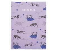 Battersea Hardback Casebound Sketchbook 80 Sheets, Cat, 14.8 x 20cm, Drawing, Sketching, Doodling, Writing and Scrapbook Designs with Mixed Media, Pen, Ink, Painting and More