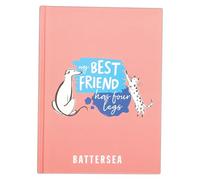 Battersea Hardback Casebound Sketchbook Lined 120 Sheets, Cat & Dog, 14.8 x 20cm, Drawing, Sketching, Doodling, Writing and Scrapbook Designs with Mixed Media, Pen, Ink, Painting and More