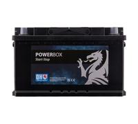 Battery 115 AGM 80Ah 800A CCA 12V T1 Terminal L4 Fits Vauxhall Vivaro Life 2.0