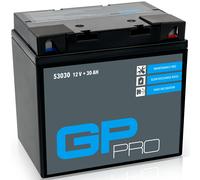 Battery 12V 30Ah GEL GP-PRO 53030 moto quad ATV similar Y60-N30L-A C60-N30L-A