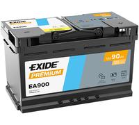 Battery 12V 90Ah 800A Fits Audi A4 A6 Tt BMW 3 X3 5 Toyota Avensis Exide EA900