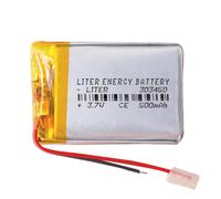 Battery 303450 LiPo 3.7V 500mAh 1.85Wh 1S 5C Liter Energy Battery for Electronics Rechargeable Portable Phone Smartwatch video light GPS - Not compatible for Radio Control 52x34x3mm (500mAh|303450)