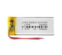 Battery 502248 LiPo 3.7V 500mAh 1.85Wh 1S 5C Liter Energy Battery for Electronics Rechargeable Portable Phone Smartwatch video light GPS - Not compatible for Radio Control 50x22x5mm (500mAh|502248)