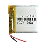 Battery 503030 LiPo 3.7V 500mAh 1.85Wh 1S 5C Liter Energy Battery for Electronics Rechargeable Portable Phone Smartwatch video light GPS - Not compatible for Radio Control 32x30x5mm (500mAh|503030)
