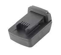 Battery Adapter Built in PCBA Voltage Protection Black for DCB200 to M18 Lightweight Practical Converter for Electric Drill Accessories ABS Material 9.5 x 7.5 x 4.8cm