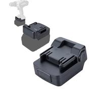 Battery Adapter Compatible for Makita 18V Battery Adapter Convert to Compatible for Hitachi 18V Lithium Cordless Tool and Compatible for Metabo18V (Not 36V) Slide Style Tools