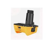 Battery Adapter Converter, 20V MAX Li-ion to 18V Power Tool Battery Adapter with USB Charging Port, Compatible with Dewalt 18V NiCd Cordless Tools, Replacement Battery Upgrade Adapter
