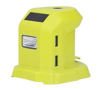 Battery Adapter, Dual USB Ports, LED Lights 18V 14.4V for One+ Series